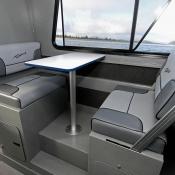 Comfortable Interior in a Custom Rigged Boat